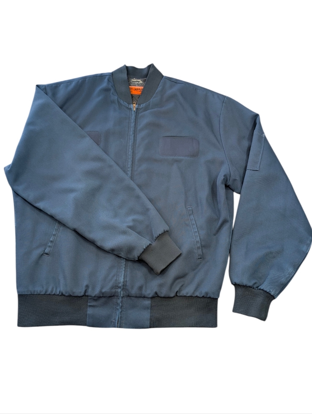 Vintage Y2K Red Kap Navy Blue Zip Up Quilted Work Jacket. Imagewear, Inc. Large